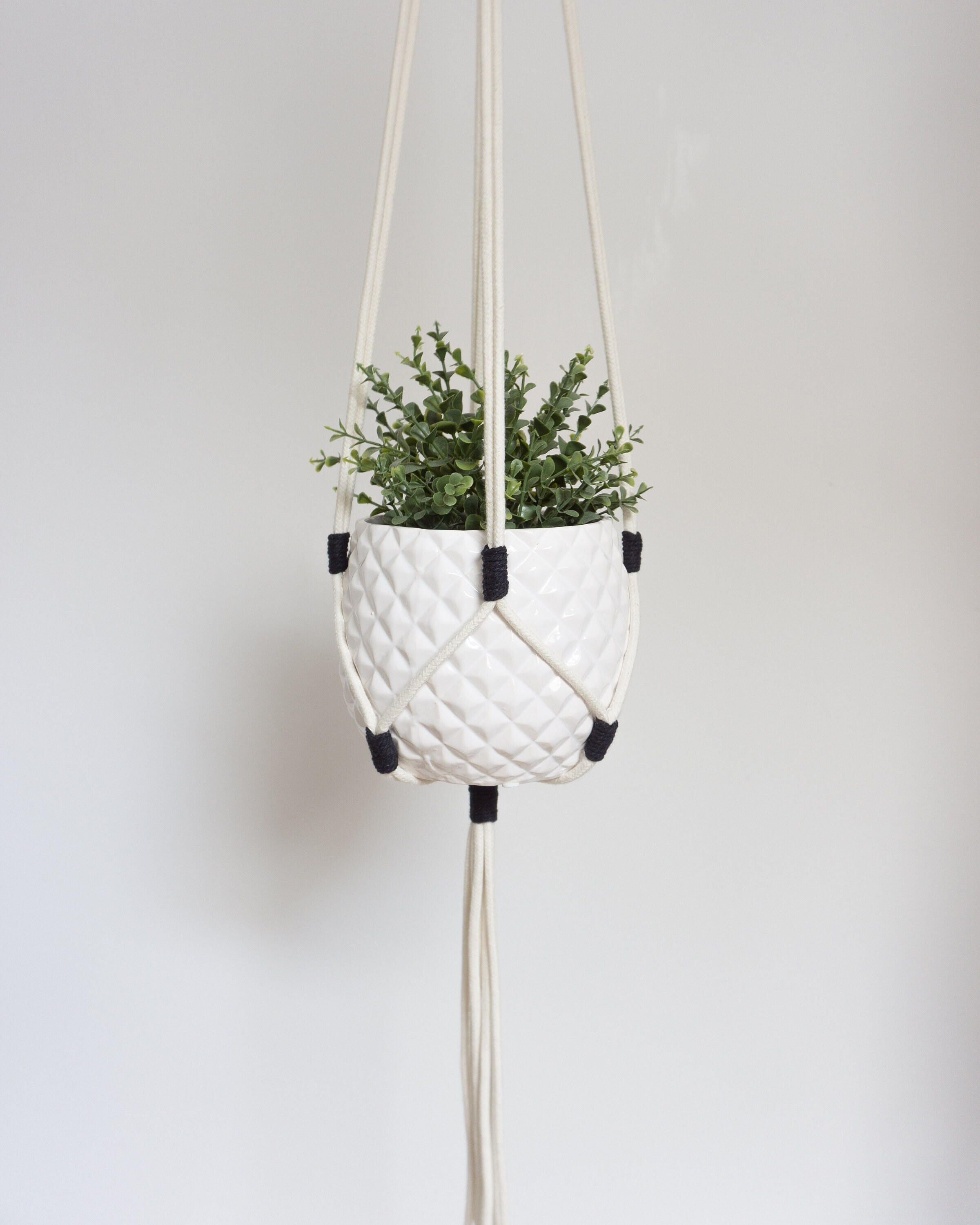 Suspension Ethnique Pour Plante en Macramé