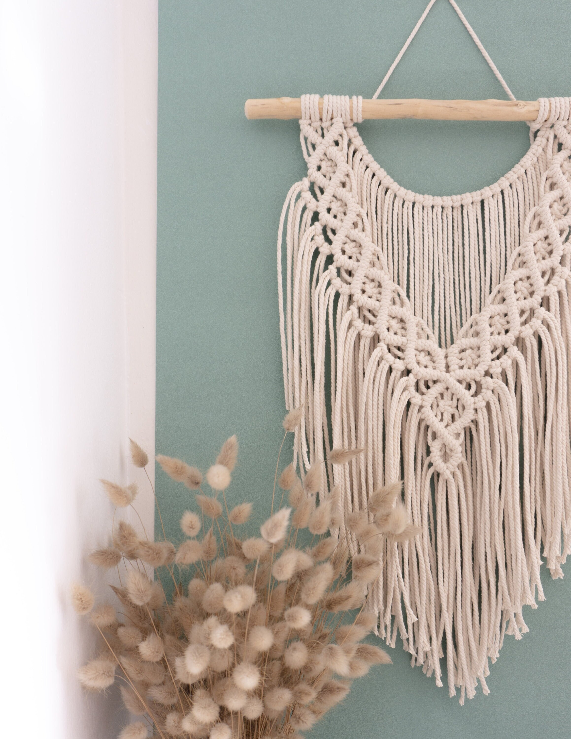 Pièce Murale Meana en Macramé