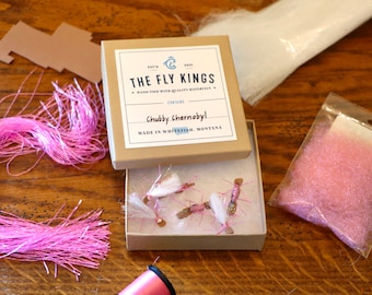 Pink Chubby Chernobyl Flies