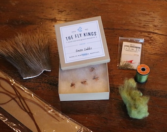 Green Elk Hair Caddis Flies