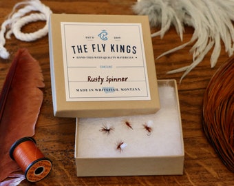 Parachute Rusty Spinner Flies