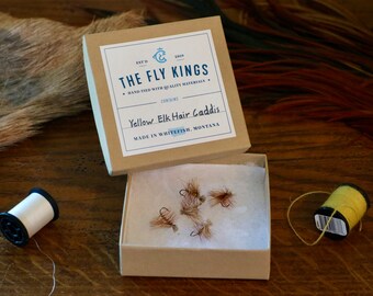 Yellow Elk Hair Caddis Flies