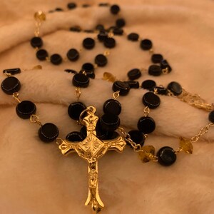 Black and Gold Rosary