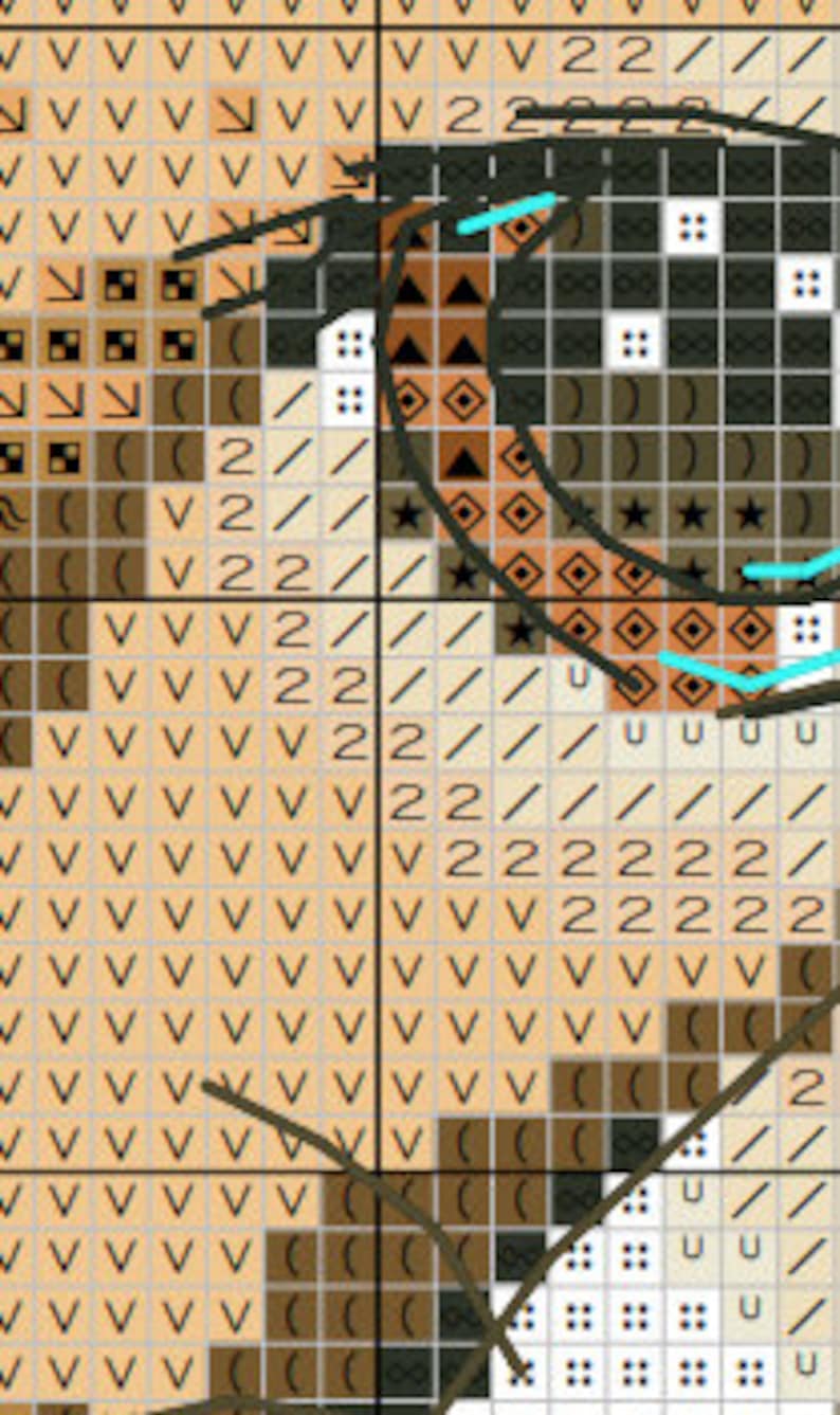 Animal cross stitch Cheetah cross stitch pattern Africa cross stitch Counted cross stitch