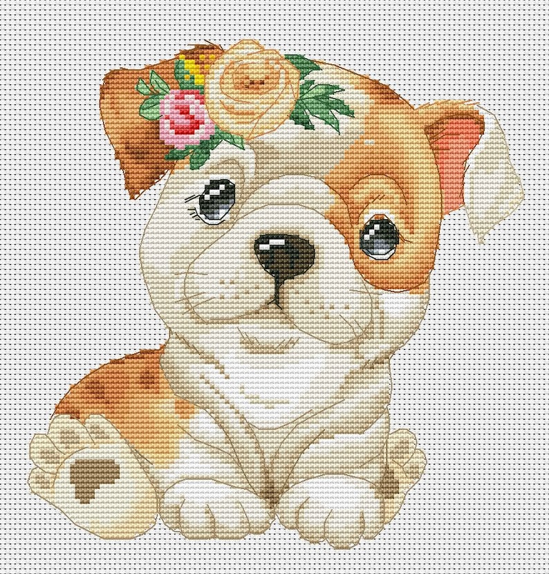 Dog Cross Stitch English Bulldog Counted Cross Stitch Cross Stitch Patterns Modern Cross Stitch Patterns Kits How To Deshpandefoundationindia Org