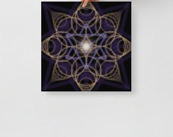 Purple Vortex - Sacred Geometry