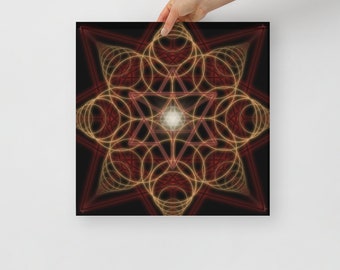 Red Vortex - Sacred Geometry