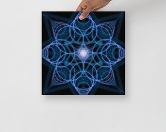 Blue Vortex - Sacred Geometry