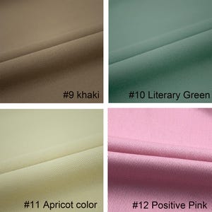 Colored Denim Fabric, 100% Cotton Denim, Washed Thick Denim Fabric, Twill Cotton Denim Fabric, Heavy Weight Denim Fabric, By The Half Yard 画像 6