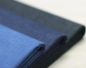 Stretch Denim Fabric, Washed Cotton Denim Fabric, Light Weight Denim Fabric, Doll Pants Coat Skirt Costume Designer Fabric, By the Half Yard