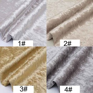 Puede incluir: Cuatro muestras de tela en diferentes colores y texturas. Las muestras est&aacute;n etiquetadas como 1#, 2#, 3# y 4#.