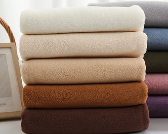 thumbnail image 2 of Royal Blue Solid Anti-Pill Polar Fleece Fabric – 60" Wide – Sold By The Yard – Perfect For Blankets! 2 of 2