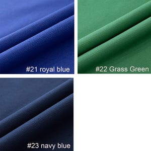 Colored Denim Fabric, 100% Cotton Denim, Washed Thick Denim Fabric, Twill Cotton Denim Fabric, Heavy Weight Denim Fabric, By The Half Yard 画像 9