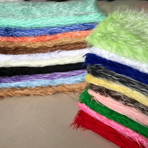 Mongolian Faux Fur Fabric, Long Pile Faux Fur Fabric, Newborn Photo Prop, Blanket Fabric, Cosplay Fur Fabric, By The Half Yard