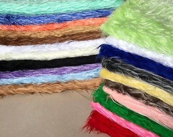 Mongolian Faux Fur Fabric, Long Pile Faux Fur Fabric, Newborn Photo Prop, Blanket Fabric, Cosplay Fur Fabric, By The Half Yard
