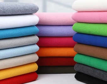 Warm Anti Pill Polar Fleece Fabric, Soft Washable Material Kids Fabric,Toy Fabric, Clothing Fabric, By The Half Yard
