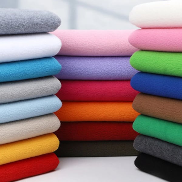 Warm Anti Pill Polar Fleece Fabric, Soft Washable Material Kids Fabric,Toy Fabric, Clothing Fabric, By The Half Yard