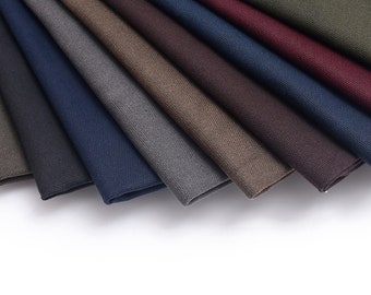Waxed Canvas Fabric, 8 oz Hand Waxed Cotton Canvas Fabric, Hand Waxed Beeswax fabric, Sold By the half yard