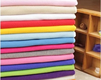 Polar Fleece Anti-Pill Super Soft Fabric, Warm Fabric, Blanket Fabric, By the Half Yard