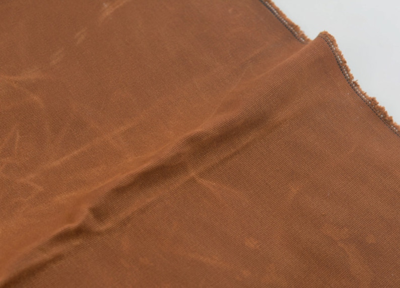 Waxed Canvas Fabric 16 Oz Hand Waxed Cotton Canvas Fabric Etsy