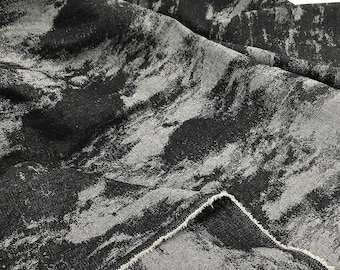 Tie Dye Denim Fabric, Cotton Denim Fabric, Heavy Weight Denim Fabric,Twill Denim, Jeans Fabric,Coat Garment Designer Fabric,By the Half Yard