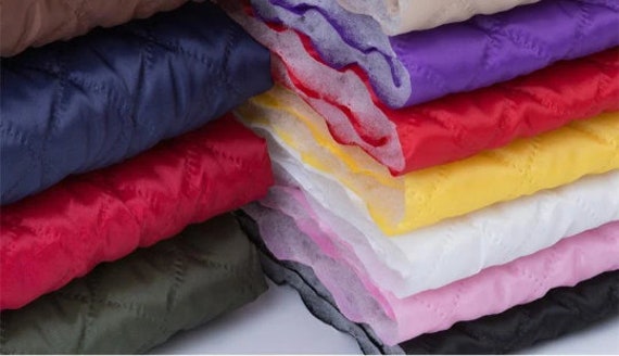 Warm Cotton Lining Fabric, Thick Quilted Fabric, Warm Fabric, Autumn Winter Lining Fabric, Handmade DIY Fabric, By the Half Yard