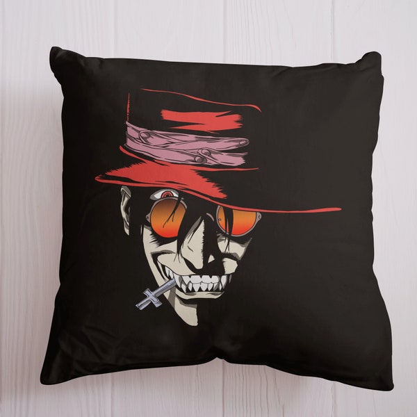 Lootgear Cuddly Pillow Dracula Throw Pillow Cushion Cushion Decorative Pillow Sofa Cushion Vampire Vampire Goth Gothic Anime Manga Retro Otaku Horror