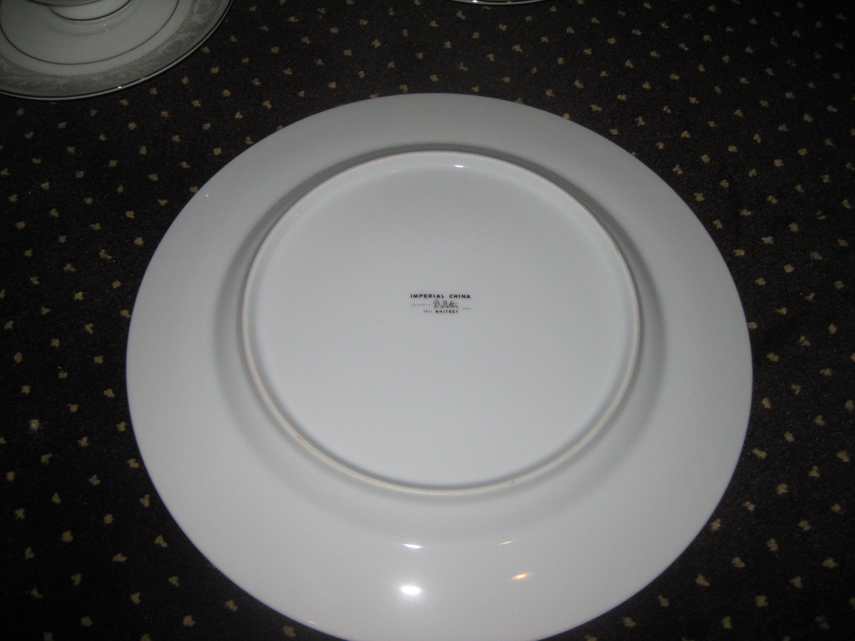 W Dalton Imperial China Whitney 5671 4 Piece Place Setting Etsy