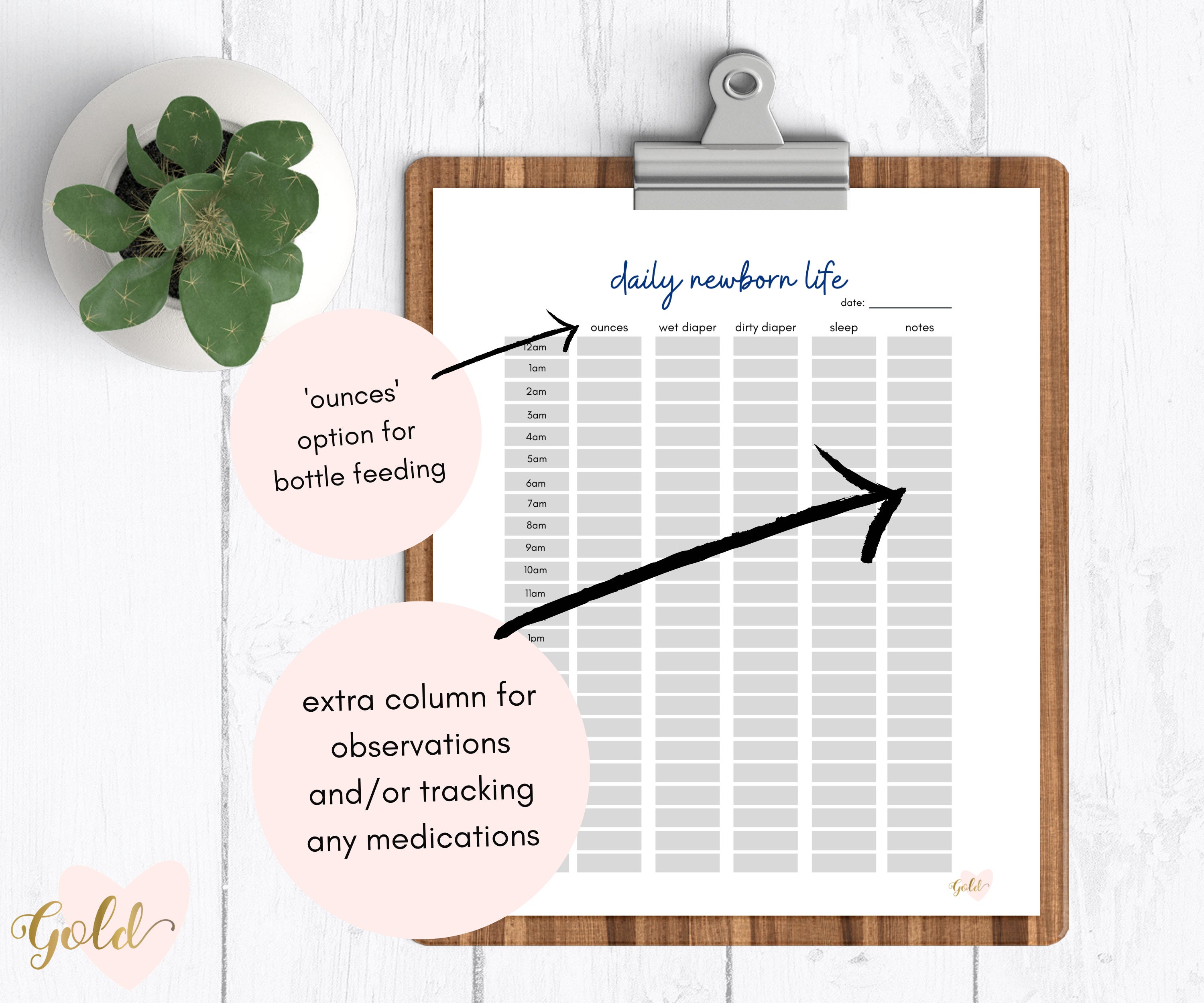 New Baby Tracking Printables Newborn Trackers INSTANT | Etsy