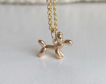 balloon dog necklace