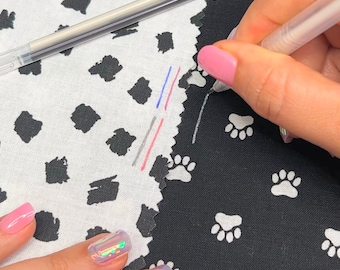 10pcs/set Heat Erasable Magic Marker Pen Temperature Disappearing Fabric Pens