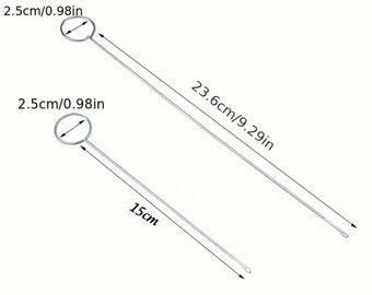 Loop Turner Tool Set: String Threader, Elastic Cord Guide - 2 Pcs