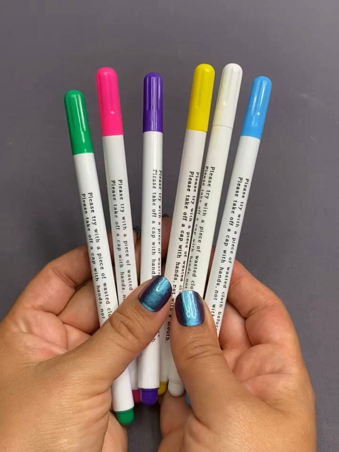 Water Soluble Fabric Pen, Water Erasable Pen 