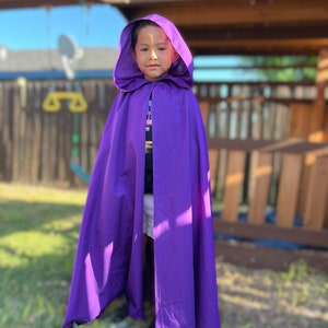 Hooded Costume Cloak, Cotton Blend, Cosplay Cape