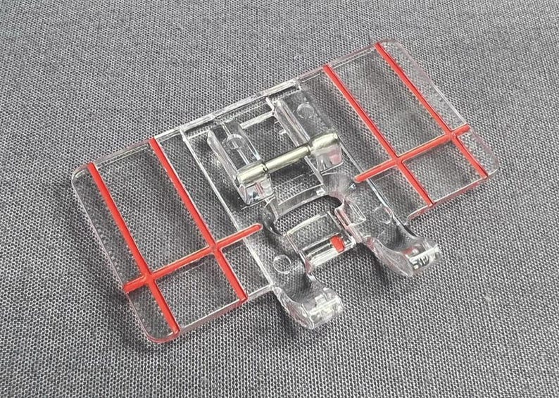 Border Guide Presser Foot: Top-Load Sewing Machine Attachment image 2