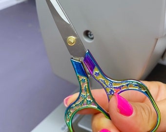 Vintage Stainless Steel Household Scissors - Embroidery, Handmade Crafts and Sewing