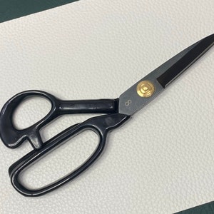 1Pcs 10/11 Inch Steel Left Hand Tailor Shear Scissor Household Fabrics  Cutting Tools DIY Sewing Scissors Sharp Textile Cutter