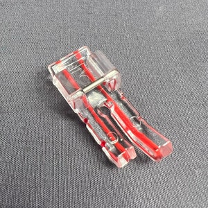 Clear Presser Foot 1/4&quot; (Quarter Inch) for Patchwork Quilting Fits for All Low Shank Snap-On
