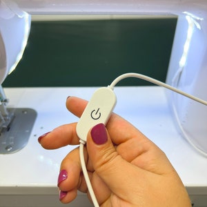 1pc 12 inch Flexible Sewing Machine Light, LED Sewing Light Strip, DC5V USB Power Supply Fit All Sewing Machines