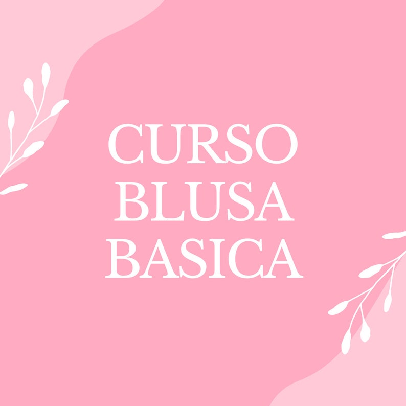 Inscripción Curso de Blusa Básica imagen 1