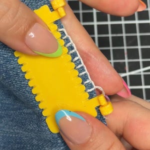 Edge Stitch Sewing Gauge Set: 4mm Precision Tool for Quilting and Hemming