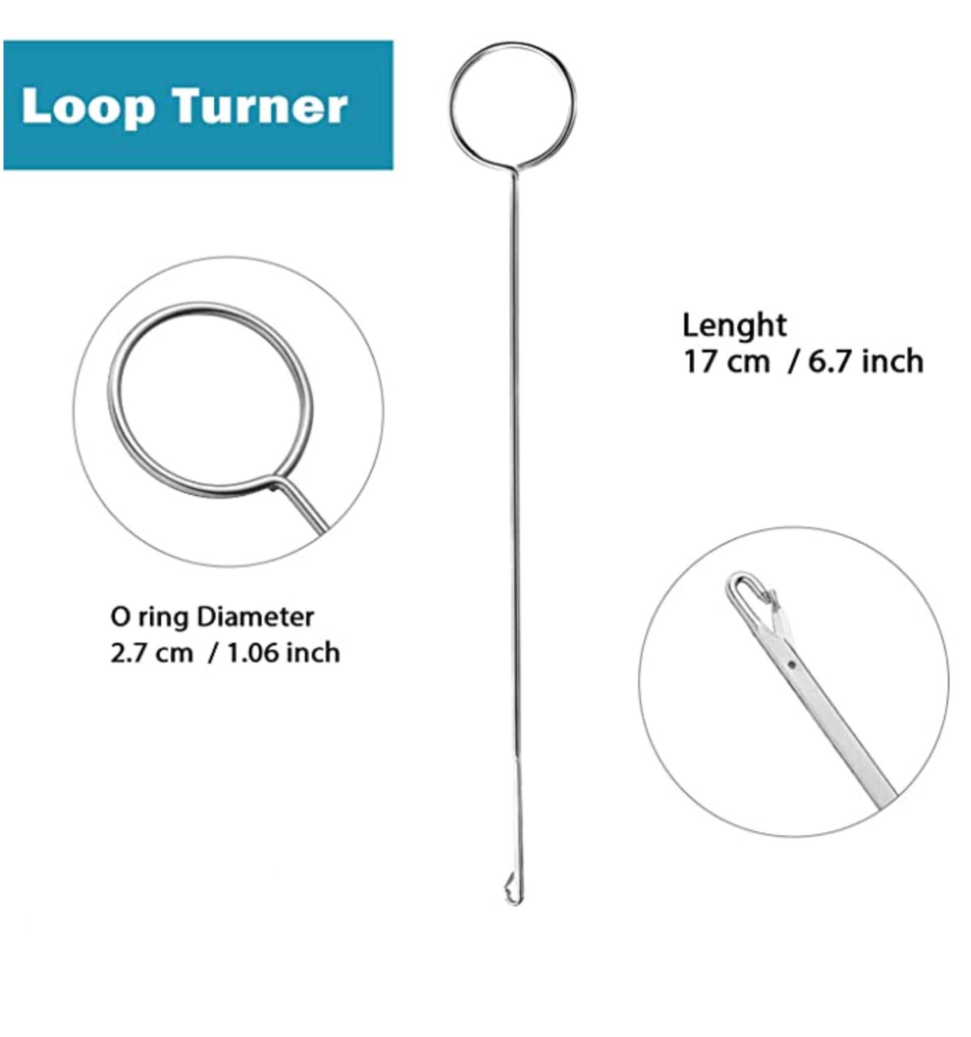 9 PCS Threader Tools for String, TEOYALL Easy Threader Drawstring  Replacement Kits, Flexible Drawstring Threader, Loop Turner Hook, Flat  Elastic Cord