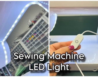 1pc 12 inch Flexible Sewing Machine Light, LED Sewing Light Strip, DC5V USB Power Supply Fit All Sewing Machines
