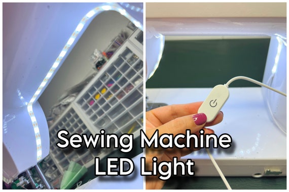 1pc 12 Inch Flexible Sewing Machine Light, LED Sewing Light Strip, DC5V USB  Power Supply Fit All Sewing Machines 