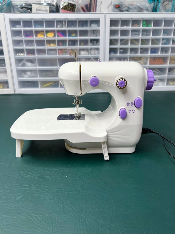 Machine à Coudre Électrique Portable - Double Fil - Pour Débutants & Enfants - Idéale Vêtements, Rideaux