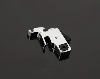 Low Shank Sewing Machine Presser Foot Adapter: Universal Metal Snap-On Ankle
