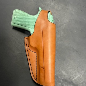 1911 Colt Leather Holster Thumb Break RH 5” Barrel (American Made) by Steel Hide Company