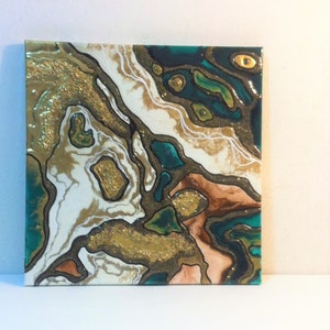 20x20 in.Resin Geode Painting / Resin Geode / Resin Painting /Home Decor / Modern Geode Art / Resin / Geode Wall Art/Geode Art/Resin/ Geode