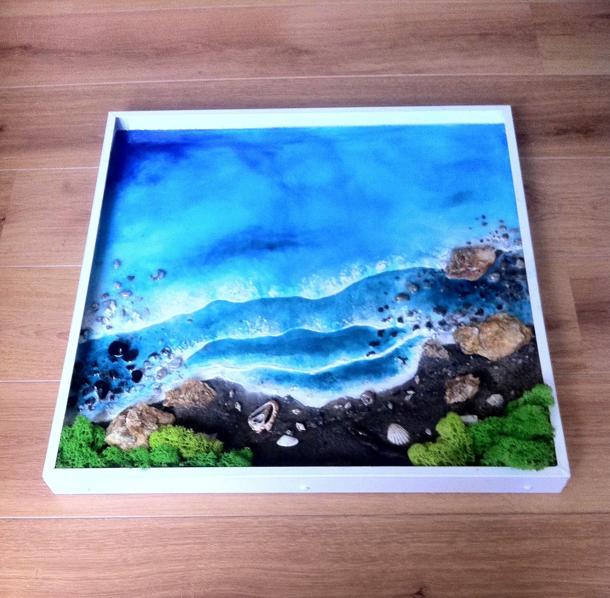 アクリル画　風景　866 絵画 風景画 アクリル画 絵