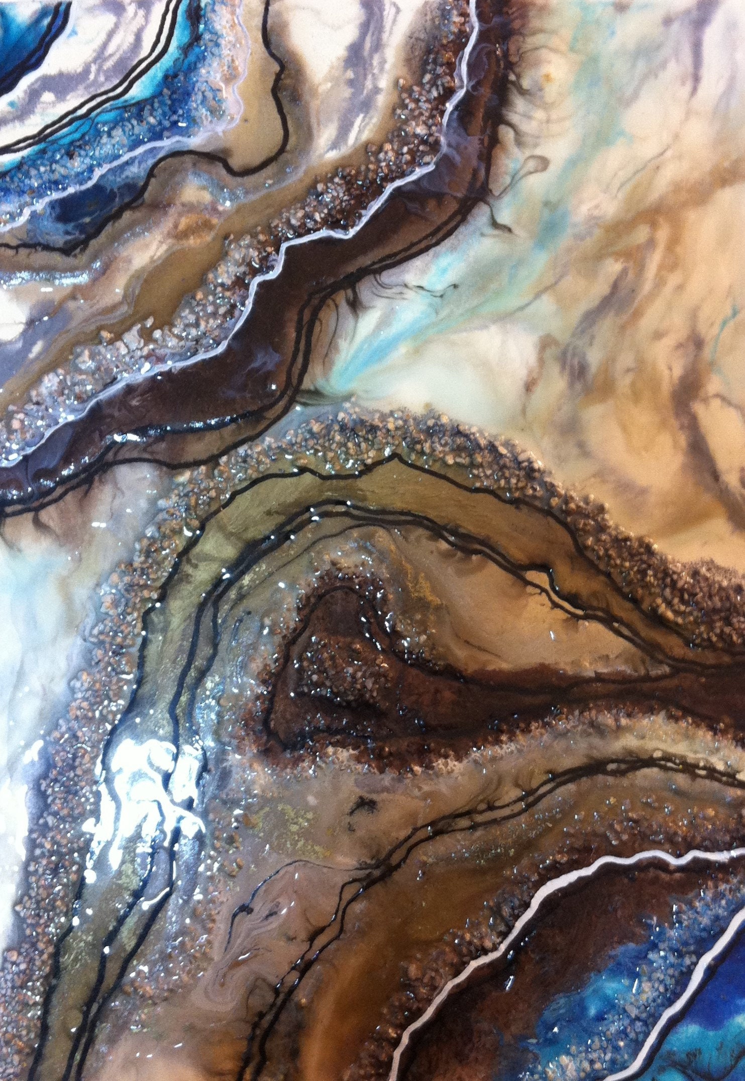 Large Gold and Black Geode / Geode / Resin Geode / Luxury Art - Etsy UK